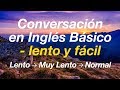 Conversación En Inglés Básico Lento Y Fácil Aprende Inglés