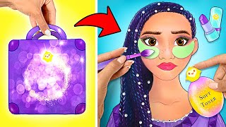 Membuat Kotak Makeup untuk Boneka Kertas Asha || MAKEOVER & DIY SERU!