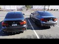 BMW 335i VS BMW M3 Rev Battle | #shorts