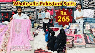 Hyd Wholesale Market ₹ 265 Branded Pakistani Readymade Suits \u0026 Dress Materials | Yousuf Textiles