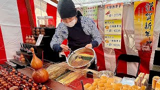 【浅草】江戸の風味七味売りの口上！七味唐辛子の調合販売【日本の屋台】Japanese street food