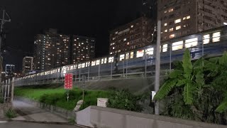 【台北捷運】淡水信義線 竹圍 列車出站 x 進站