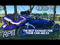 Can Am X3 Gets New FULL 3in Monster Core Exhaust From @RPMPowersports