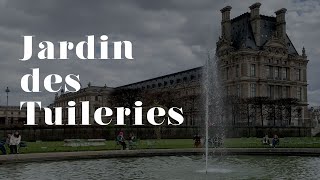 Visiting the Jardin des Tuileries in Paris.