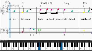 The Candy Man - Willy Wonka \u0026 The Chocolate Factory | EASY Piano Tutorial with sheet music