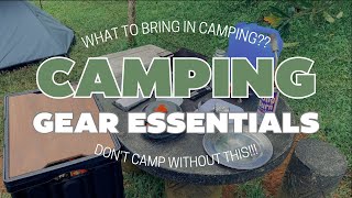 Camping Gear 2024 🏕️ | Budget-friendly | What to bring in camping 🤔 | Sedan Kampers PH