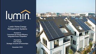 2023 Integrated Home Competition Webinar - Lumin Smart Panel