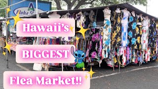 Let’s GO To Hawaii’s BIGGEST Flea Market! A Hidden Hawaiian Gem For GREAT Deals! Thrift With Me!