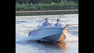 Алюминиевая моторная лодка Wyatboat 390 DCM