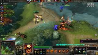 【离子DOTA2解说】Miracle 1v4反杀4人的影魔【离子DOTA2解说 】