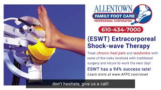 Extracorporeal Shock-Wave Therapy (ESWT) with Dr. Daniel Fritz | Allentown Family Foot Care