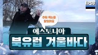 Walk through the winter seas of Estonia [Leave Korea8] #estonia #drone