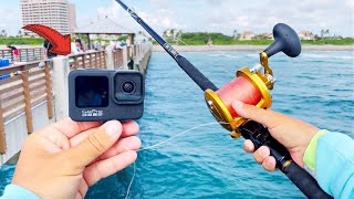 Dropped a GOPRO Under Juno Beach PIER! WON'T BELIEVE What I Caught on CAMERA!!