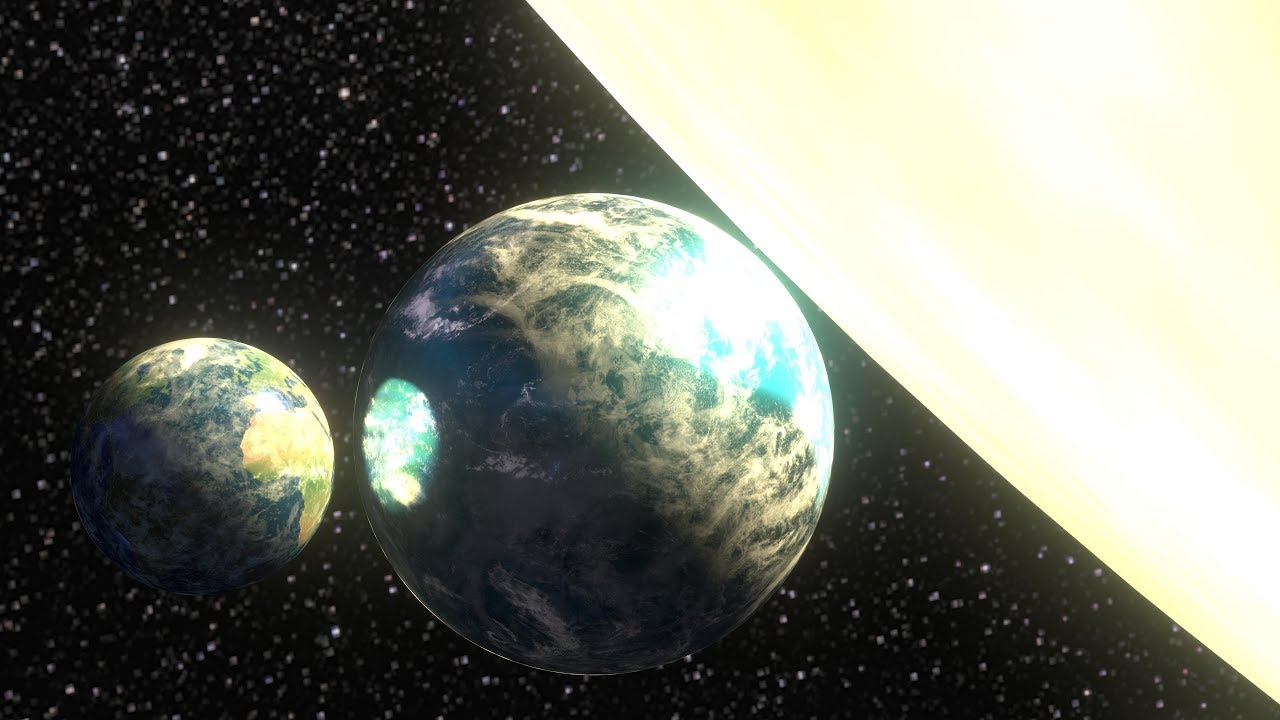 Kepler-22 System Size Comparison 3D 4K 60FPS - YouTube