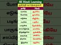 daily using hindi words in respect forms spoken hindi through tamil தமிழ் வழி ஹிந்தி ஹிந்தி words