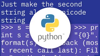 Python: Using .format() on a Unicode-escaped string