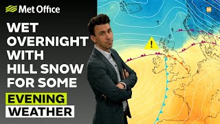 04/04/24 – More heavy rain and snow in the north – Evening Weather Forecast UK – Met Office Weather