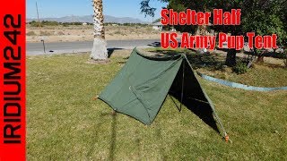 Shelter Half: US Army Pup Tent