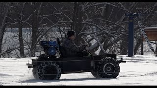 The best Off road vehicle ever?  TerraJet in the snow!!