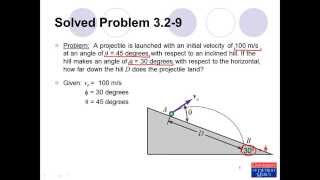 Conceptual Dynamics Solved Problem 3.2-9: Projectile Motion