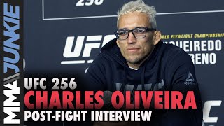 Charles Oliveira wants Conor McGregor vs. Dustin Poirier winner | UFC 256 post-fight interview