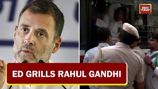 ED Grills Rahul Gandhi : Round 2 Of Rahul Gandhi's ED Questioning