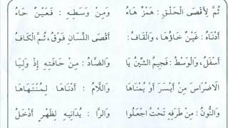 الجزرية.باب مخارج الحروف مكرر 15 مرة بصوت الدكتور أيمن السويد