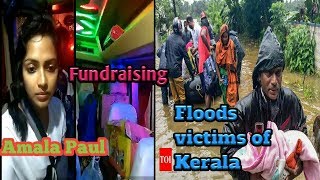 Amala Paul helps for floods victims of Kerala | 2018 instagram live videos
