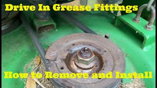 Grease Fitting; Drive In Type on John Deere Ztrac Spindle