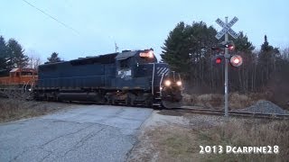 MEC 615 Leads AYWA with a LOUD RS3L + A Chase from Auburn to Leeds Junction, ME