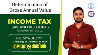 Types of rent | Determination of GAV  | Income Tax | Malayalam | Calicut & Kannur University | BCom