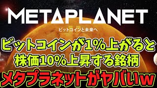 ビットコインが1％上がると、株価が10％上昇するメタプラネットに対するみんなの反応集【日経平均/株式投資/デイトレ/BTC/トランプ/ハリス/大統領選挙/ゆっくり解説】