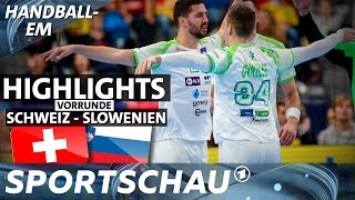 Konter-Festival: Freie Bahn für Slowenien gegen die Schweiz | Handball-EM | Sportschau