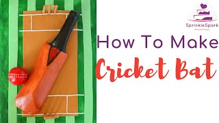 FIRST EVER ON YOUTUBE | How to make an Edible Cricket Bat |