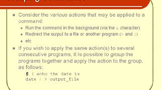 Grouping Commands - Shell Scripting -23