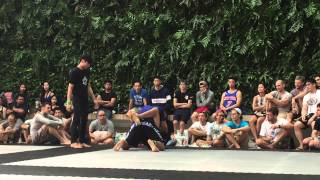 South East Asian Grappling Challenge 4 - Nogi Blue U76 - Kwan Yan Wei vs Juan Sadaba