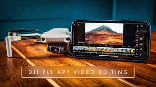 MAVIC MINI VIDEO EDITING WITH DJI FLY APP (it's actually quite good!!)