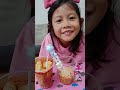 Aulia makan mie pakai gelas #short #shortsvideo #shortsfeed