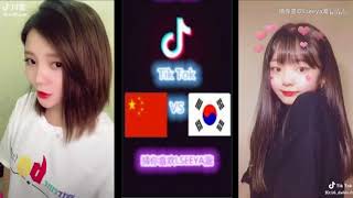 【抖音tiktok】中国VS韩国抖音里那些可爱的小姐姐