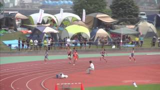 2015　第46回北海道中学校陸上競技大会　男子200ｍ　予選1