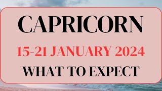 CAPRICORN ♑️💫 THIS GOODBYE IS NOT FOREVER / GOODBYES  ARE ALSO NEW BEGINNINGS 💫 15-21 JANUARY 2024