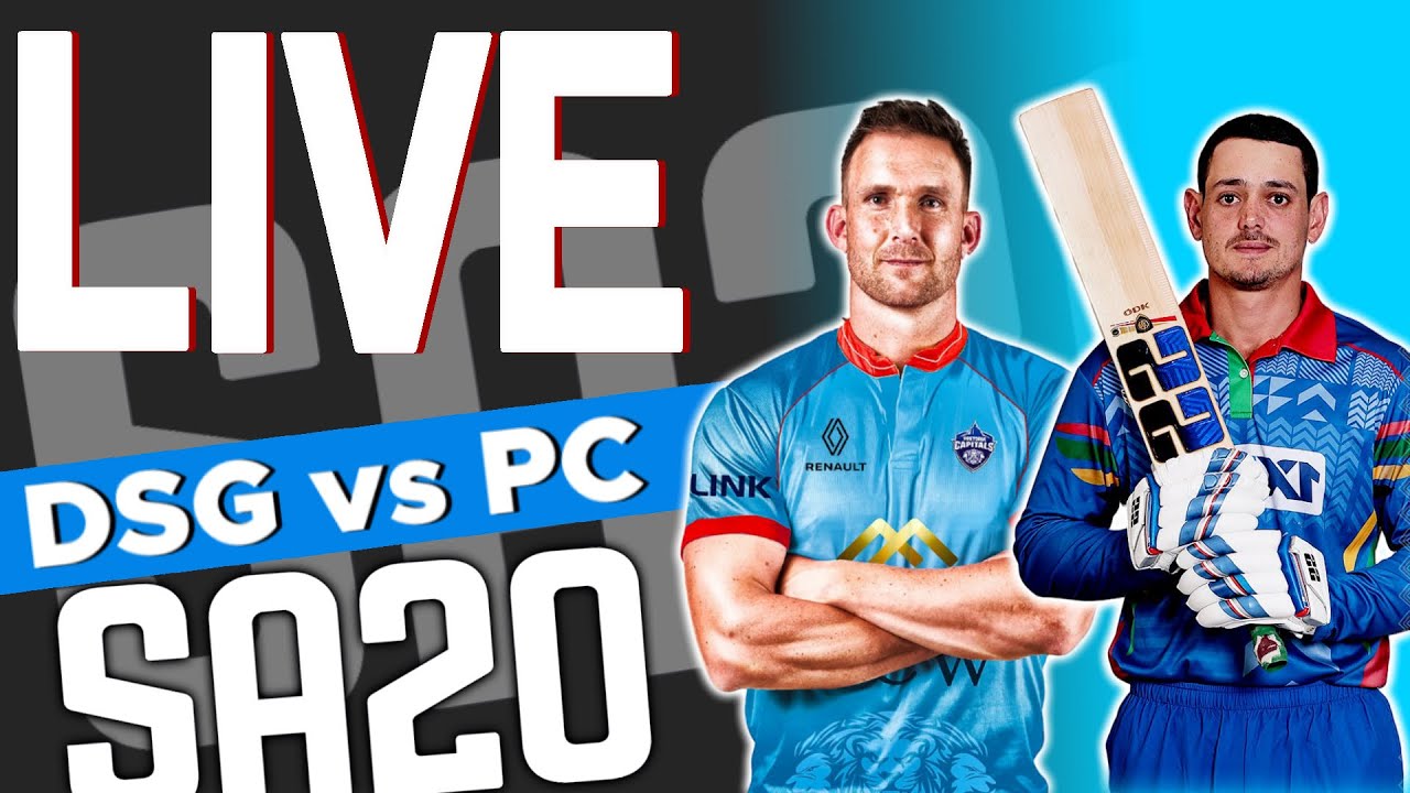 🔴 LIVE | Durban Super Giants Vs Pretoria Capitals Live | DSG Vs PC Live ...