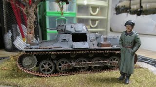 Building Italeri Panzer One Tank. From Start to Finish.