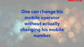 How to use MNP (Mobile Number Portability) in India?