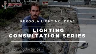 How to Install Landscape Lighting - Some Pergola Lighting Tips and Tunnelling Under Your Sidewalk