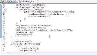 Intermediate Java Tutorial 58 Finishing the Coding for the Instant Message Program