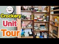 My Crockery Unit Tour by (YES I CAN COOK)