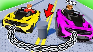 ROBLOX CHOP AND FROSTY PLAY CAR TOGETHER CHALLENGE