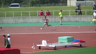 近江高校男子陸上競技部　陸協記録会　松原２００ｍ　2018.9.22