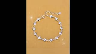 girls silver bracelet design#shortsvideo#mg786